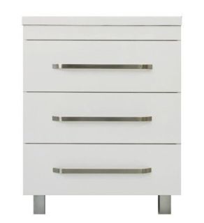 Напольная тумба под раковину Эстет Monaco ФР-00002262 60см три ящика белый